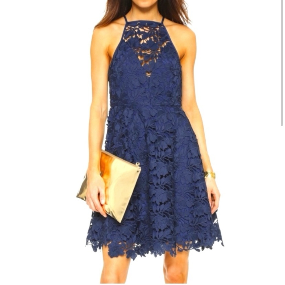 NWT Keepsake the Label Navy Lace Dress